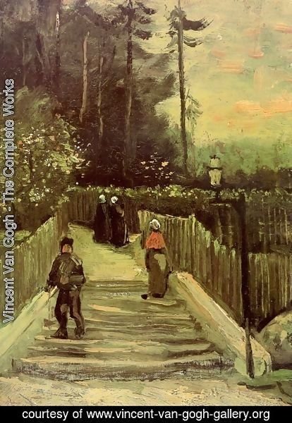 Vincent Van Gogh - Sloping Path In Montmartre