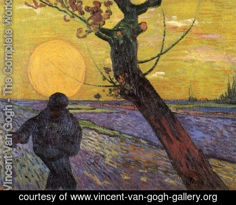 Vincent Van Gogh - Sower The III