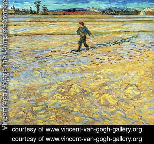 Vincent Van Gogh - Sower The IV