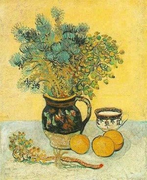 Vincent Van Gogh - Majolica Jug With Wildflowers