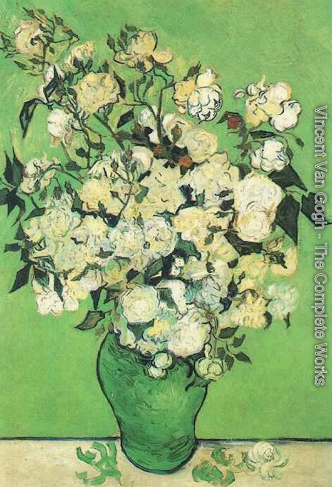 Vincent Van Gogh - Pink Roses In A Vase