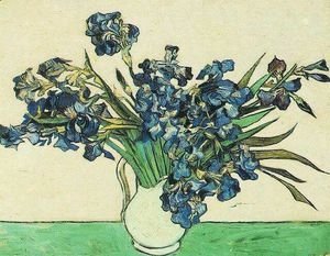 Vase With Irises