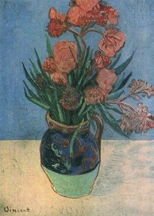 Vase With Oleanders