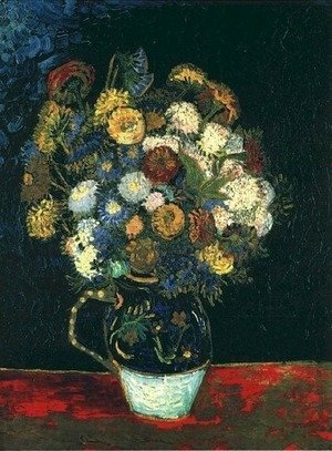 Vincent Van Gogh - Vase With Zinnias