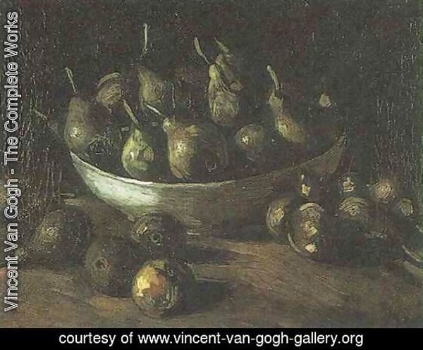 Still Life With An Earthen Bowl And Pears