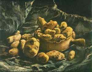 Still Life With An Earthen Bowl And Potatoes