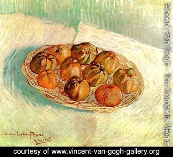 Vincent Van Gogh - Still Life With Basket Of Apples (to Lucien Pissarro)