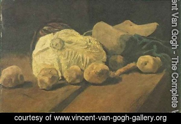 Vincent Van Gogh - Still Life With Cabbage And Clogs