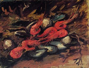 Vincent Van Gogh - Still Life With Mussels And Shrimps