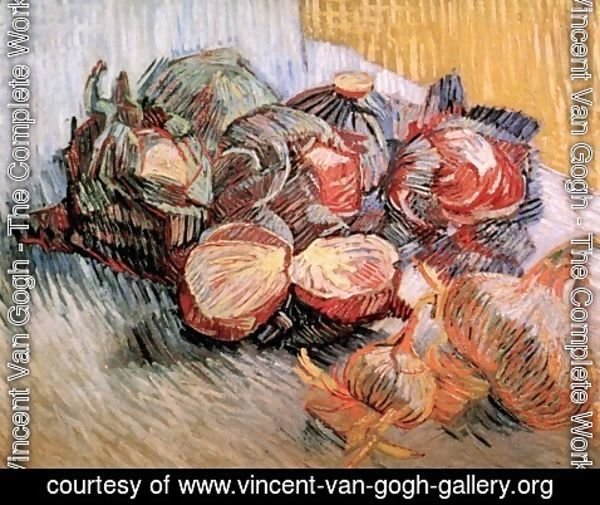 Vincent Van Gogh - Still Life With Red Cabbages And Onions