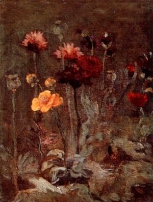 Vincent Van Gogh - Still Life With Scabiosa And Ranunculus