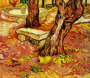 Vincent Van Gogh - The Stone Bench In The Garden Of Saint Paul Hospital