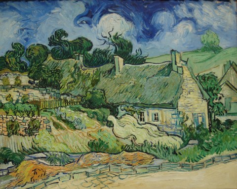 Vincent Van Gogh - Thatched Cottages At Cordeville