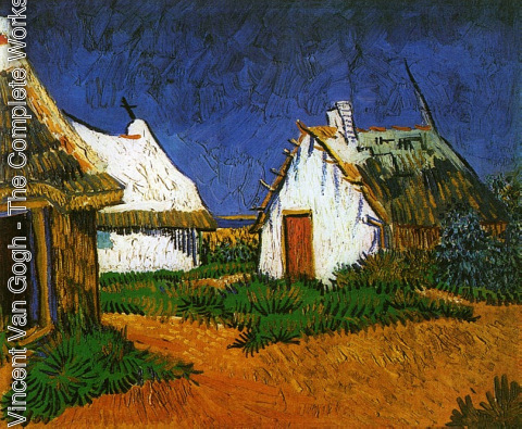 Vincent Van Gogh - Three White Cottages In Saintes Maries