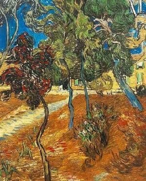 Vincent Van Gogh - Trees In The Garden Of Saint Paul Hospital IV