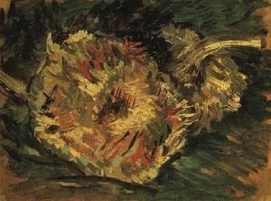 Vincent Van Gogh - Two Cut Sunflowers