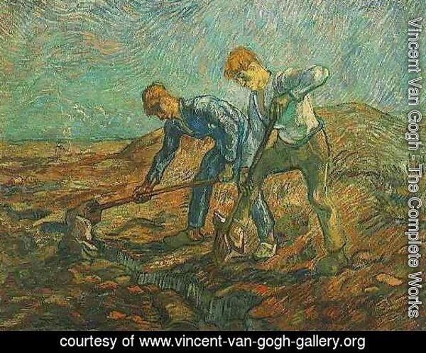 Two Peasants Digging