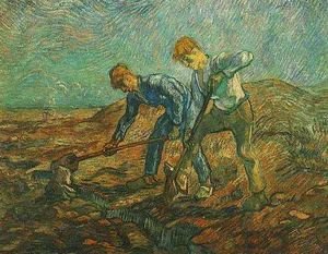 Two Peasants Digging