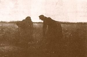 Two Peasant Women Digging
