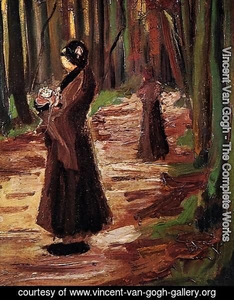 Vincent Van Gogh - Two Women In The Woods