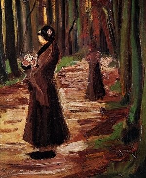 Two Women In The Woods