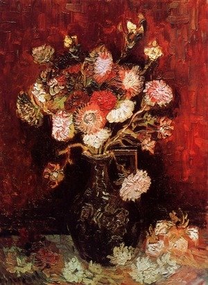 Vincent Van Gogh - Vase With Asters And Phlox