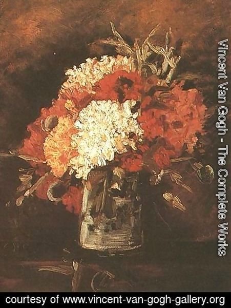 Vase With Carnations II