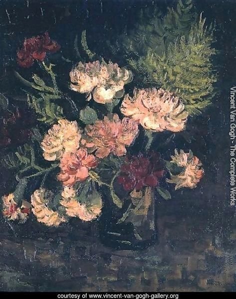 Vase With Carnations III