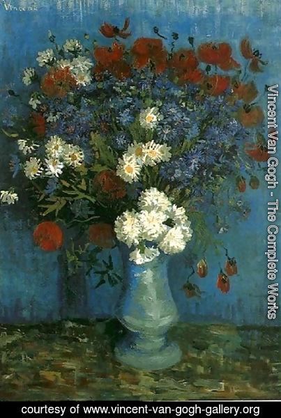 Vincent Van Gogh - Vase With Cornflowers And Poppies