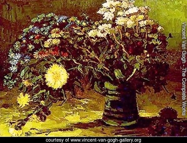 Vase With Daisies