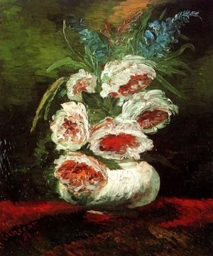 Vincent Van Gogh - Vase With Peonies