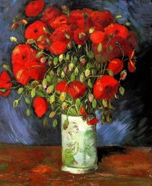 Vincent Van Gogh - Vase With Red Poppies