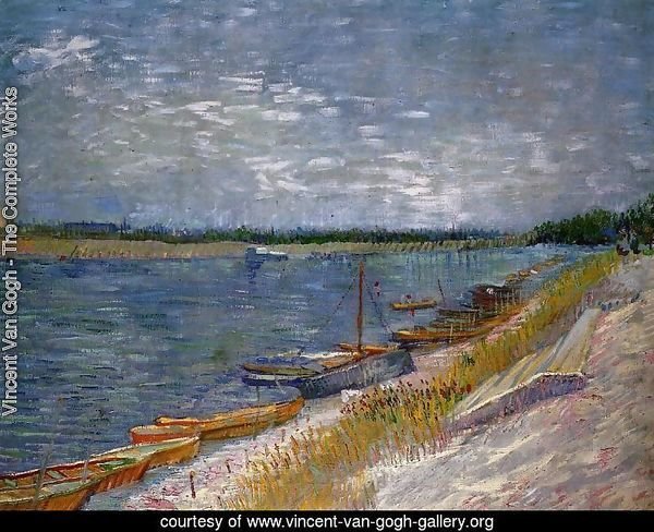 View Of A River With Rowing Boats