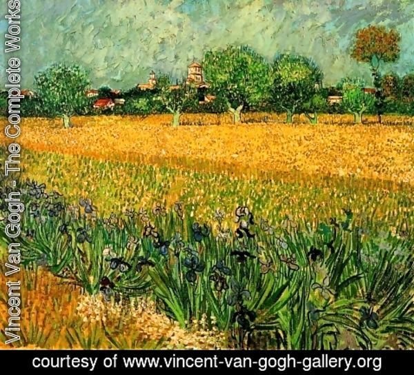 Vincent Van Gogh - View Of Arles With Irises In The Foreground