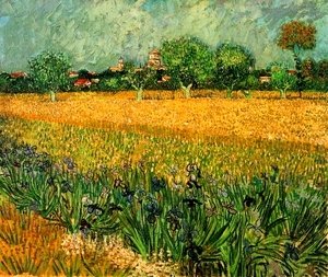 Vincent Van Gogh - View Of Arles With Irises In The Foreground