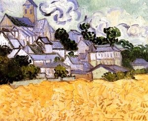 View Of Auvers With Church