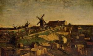 Vincent Van Gogh - View Of Montmartre With Windmills