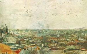 View Of Paris From Montmartre