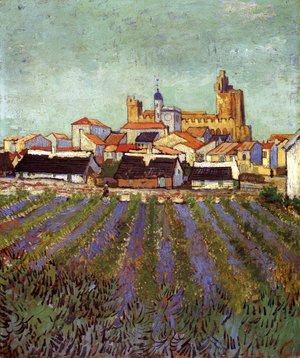 Vincent Van Gogh - View Of Saintes Maries