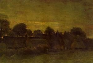 Vincent Van Gogh - Village At Sunset