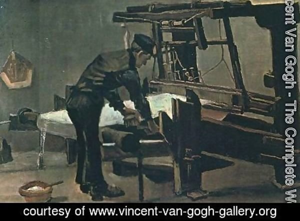 Vincent Van Gogh - Weaver Standing In Front Of A Loom