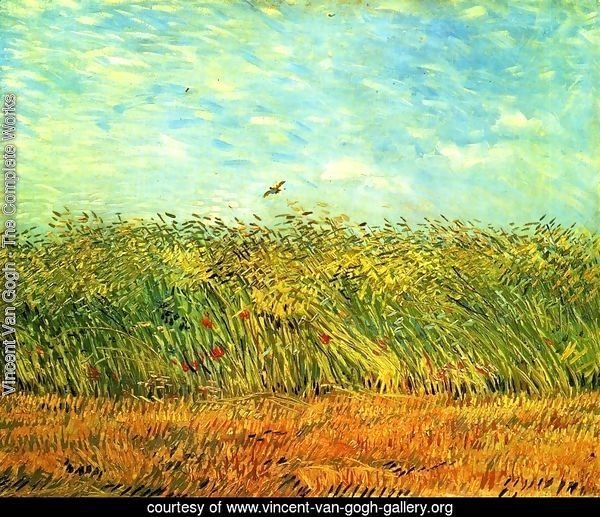 Wheat Field With A Lark