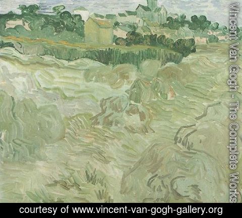 Vincent Van Gogh - Wheat Fields With Auvers In The Background