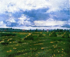 Vincent Van Gogh - Wheat Fields With Stacks