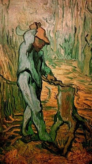 Vincent Van Gogh - The Woodcutter (after Millet)