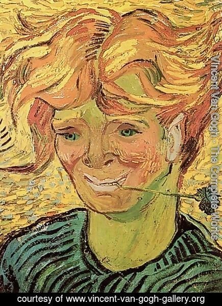Vincent Van Gogh - Young Man With Cornflower
